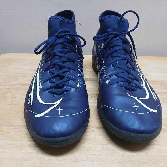 Nike Men Mercurial Superfly 7 Club MDS IC Sneakers Blue Void BQ5462-401 Sz 11 - Picture 8 of 14